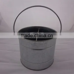 Galvanized Utensil Caddy thumbnail-4