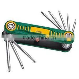 8PCS FOLDING BOX END HEX WRENCH (CR-V) thumbnail-1