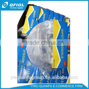 Plastic Large Transparent Protective Eye Glasses thumbnail-3