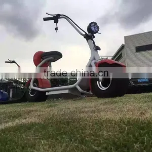 2017 Fashionable Factory Cheap Speeding Electric Bike 48v Fat Tire Scooter High Quality Citycoco thumbnail-4