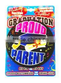 Custom Attractive Graduation Dfesign Led Flashing Big Pin thumbnail-5