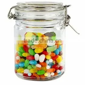 Glass Jar With Metal Lid and Unique Design thumbnail-1