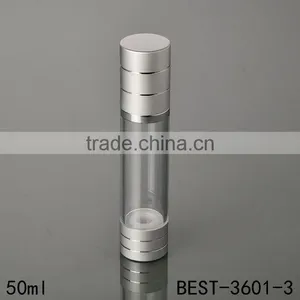 Classic Design Silver 30ml Airless Bottle Essential Oil Airless Pump Bottle 30ml thumbnail-3