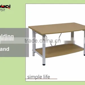 Durable Wood TV Stand Outdoor Home Furniture Wooden Folding Table thumbnail-5