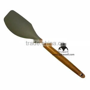 SP-1545 New Product Wooden Handle Silicone Kitchen Tool Set thumbnail-5