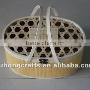 Hand-made Bamboo Crafts Basket Weaving thumbnail-1