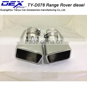 Stainless Steel Auto Parts Exhaust Tip Range-Rover Diesel Tip thumbnail-1