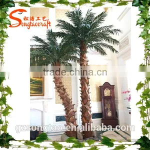 Gaungzhou Songtao Supplier Artificial Palm Tree Fake Plame Tree Fiberglass Artificial Palm Tree thumbnail-2