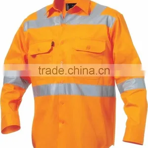 New Long Sleeve Reflective Tape Workwear Uniform thumbnail-1