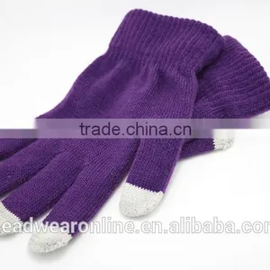 Promotional Acrylic Knitted Glove / Knitting Glove thumbnail-5