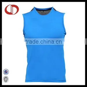100%polyester Mens Mesh Running Tops From China thumbnail-1