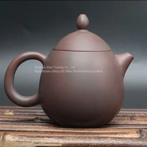 Pot China Pure Hand Engraving Dragon Egg Nixing Pottery Tea Pots Tea Set thumbnail-2