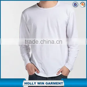 Long Sleeve Wholesale Blank Tshirt no Label thumbnail-2