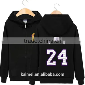 2017 Wholesale Beautiful Design Amazing Quality Eco-friendly Breathable Anti-wrinkle Cute Sports Zipper Hoodie thumbnail-4