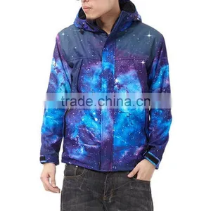 Galaxy Sublimation Hoodies for Men, All-over Galaxy Sublimation Hoodies thumbnail-1