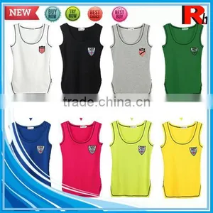 China Wholesale Gym Embroidery Designs Ladies Tops Women Clothing Tops and Blouses 2015 thumbnail-2