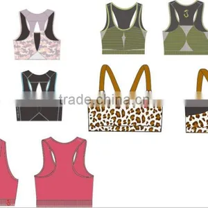 2015 Fashion Seamless Fitness Lady's Sports Bra thumbnail-1