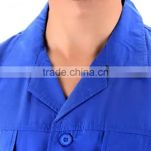 Custom Blue Common Style Professional Work Clothes Construction Work Wear Wholesale thumbnail-4
