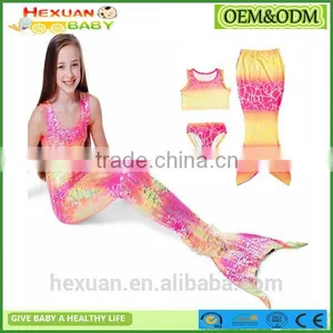 Wholesale Kids Swimwear Mermaid Tail With Monofin Swim thumbnail-1