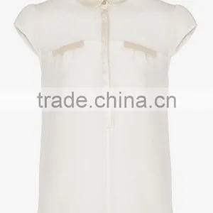 Ladies Cap Sleeve Blouse Top thumbnail-1