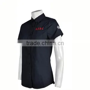 Women Cut Fitting Shirt With 100% Cotton Official Work Shirt Dress for Lady thumbnail-2