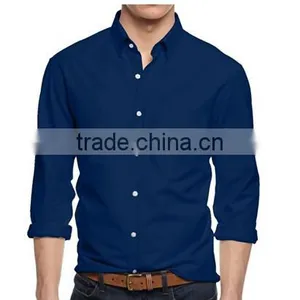 Plain Design Extra Soft New Style Slim Fit Mens Casual Dress Shirt thumbnail-3
