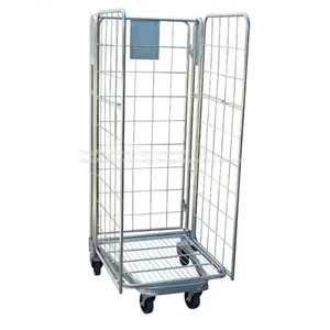 Detachable Logistic Equipment Warehouse Roll Cages Metal Foldable thumbnail-1