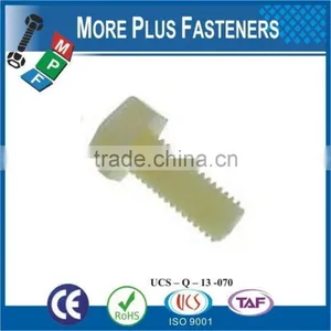 Made in Taiwan Plastic Hex Screw thumbnail-4