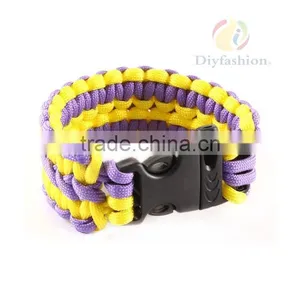 Wholesale Outdoor Survival Bracelet Paracord, Handmade Bracelet For Men Women PC6011-6 thumbnail-5