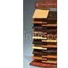 Modern Wire MDF Material Wooden Flooring Display Racks Stands 18 Wire Shelves for Exhibit thumbnail-1