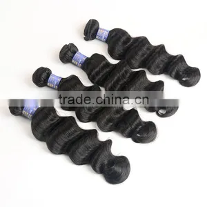 Factory Price 7a Grade Loose Deep Wave Weave Hairstyles , Peruvian Hair thumbnail-3
