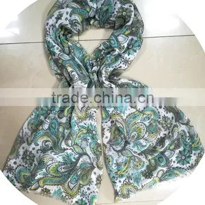 Cheap Fashionable Print Muslim Hijab TR Viscose Scarf thumbnail-2