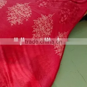 Burn Out Flannel Blanket With Stain thumbnail-1