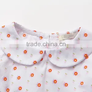Doll Collar Floral Pattern Bottoming Breathe Freely Baby Shirt thumbnail-4