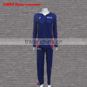 High Quality Custom Fleece Women Tracksuit thumbnail-1