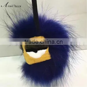 New Wholesale Fashion Pom Pom Charm Fur Ornaments for Bag in High Quality thumbnail-2