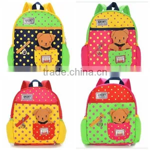 Fancy Cartoon Bear Kids Backpacks thumbnail-1