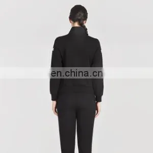 Lastest Fashion Design Autumn Winter Loose Fit Plain Hoodies Women Gym Clothing thumbnail-4