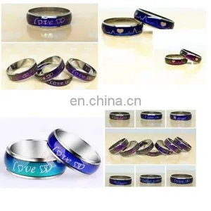 Changing Color Rings Love Temperature Ring Mood Rings by Emotion Feeling Assorted Style Rings Jewelry thumbnail-1