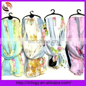 Wholesale 2014 New Butterfly Print Chevron Women Hip Scarf thumbnail-1