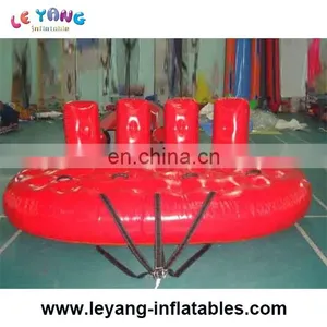 4 Rider Inflatable Water Crazy UFO Towable Ski Tube thumbnail-1
