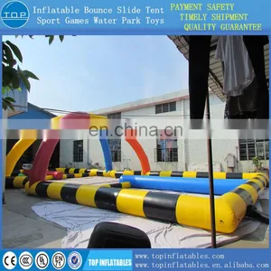 TOP Inflatable go Cart Track Racing Air Tracl for Sport Game thumbnail-5