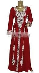 Stylish Latest Dress Designs Casual Abaya Kaftan thumbnail-1