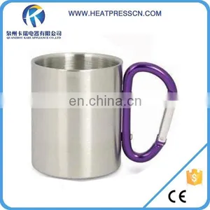 Carabiner Handle Stainless Steel Mug For Sublimation thumbnail-1