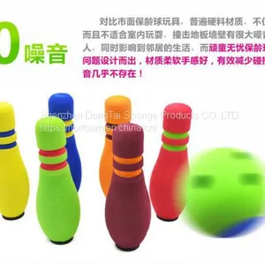 Indoor Sport Toy NBR Plastic Foam Bowling Pins For Children thumbnail-1