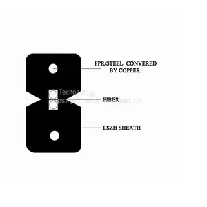 Indoor Outdoor Ftth Fiber Optic Cable thumbnail-3
