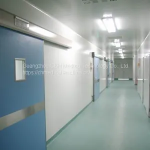 Laminar Air Flow Clean Operating Theater Equipment: Automatic Sliding Air Tighting Sealed / Hermetic Operating Theater Doors thumbnail-3