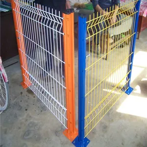 Security Protective Wire Mesh Fence With Free Sample Drawing Triangle Bending Fence thumbnail-1
