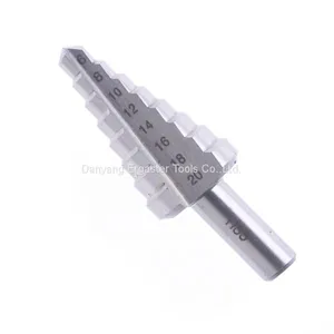 Step Cone Drill Bit Set for Wood, Thick Metal, Stainless Steel thumbnail-2