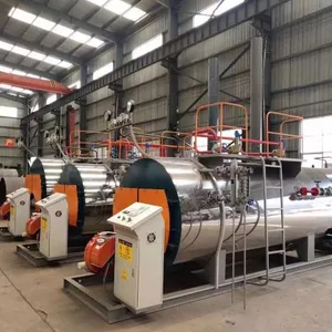 Fire Tube Type 0.5-20 Ton/h Natural Gas Diesel Oil Steam Boiler for Sterilizing thumbnail-2